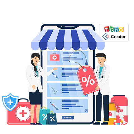 Built A Healthcare E-commerce Site in Zoho Creator Built A Healthcare E-commerce Site in Zoho Creator