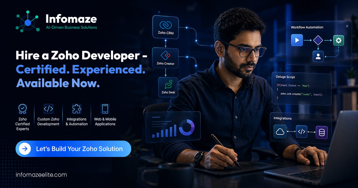Hire Zoho Developer | Zoho Programmer | Zoho Expert