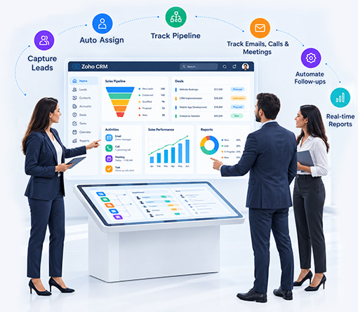 How Zoho CRM Works How Zoho CRM Works