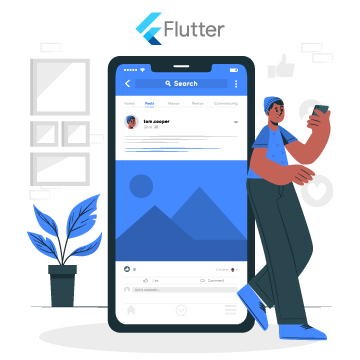 Flutter app development